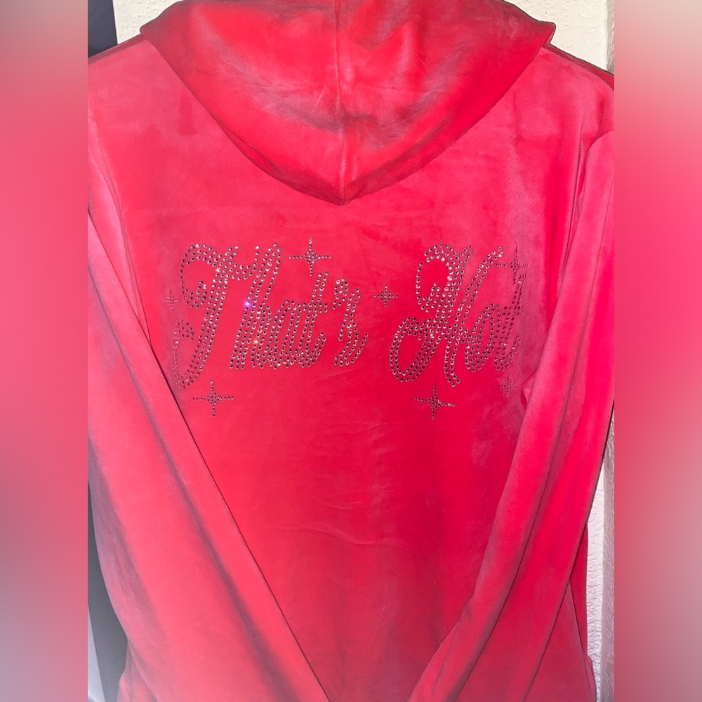 Hot pink Paris Hilton zip up